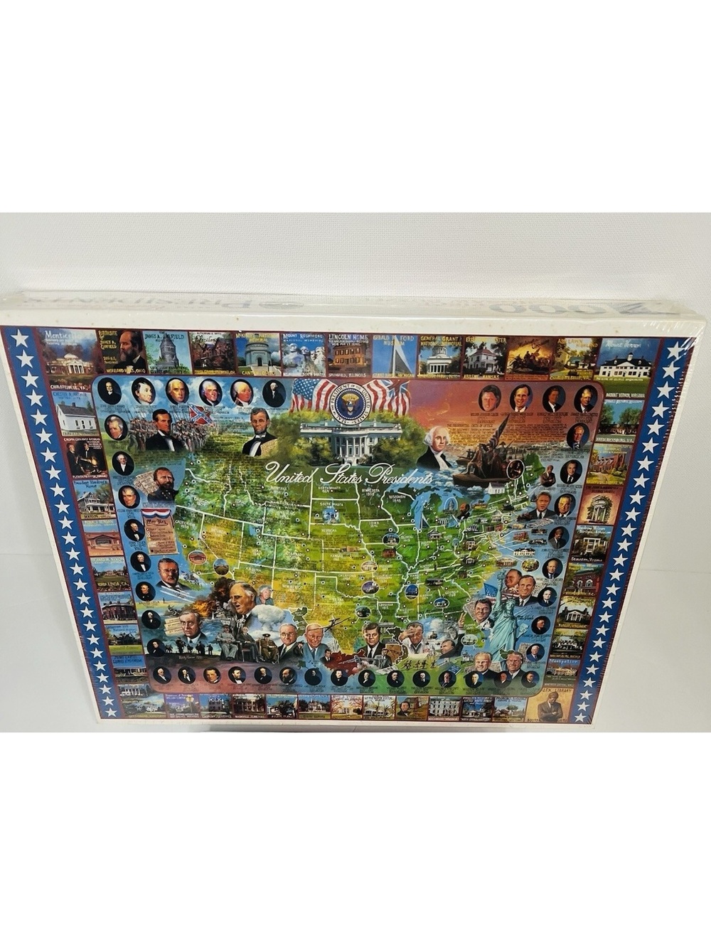 White Mountain United States Presidents 1000 pc jigsaw puzzle new sealed